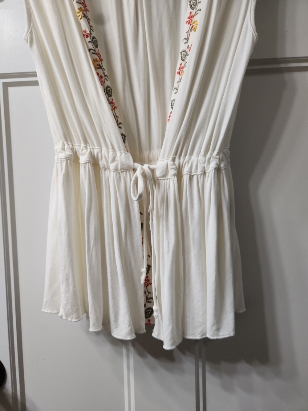 POL Embroidered Drawstring Tank - Picture 3 of 8
